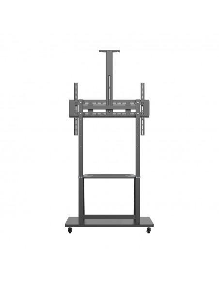 AISENS Soporte de Suelo ECO con Rueda, Bandeja para DVD y Soporte de Cámara para Monitor TV 150Kg de 37-100, Negro AISENS Soporte de Suelo ECO con Rueda, Bandeja para DVD y Soporte de Cámara para Monitor TV 150Kg de 37-100, Negro