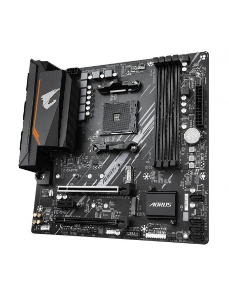 Gigabyte B550M AORUS ELITE AMD B550 Zócalo AM4 micro ATX Gigabyte B550M AORUS ELITE AMD B550 Zócalo AM4 micro ATX