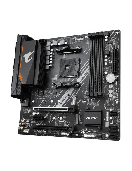 Gigabyte B550M AORUS ELITE AMD B550 Zócalo AM4 micro ATX Gigabyte B550M AORUS ELITE AMD B550 Zócalo AM4 micro ATX