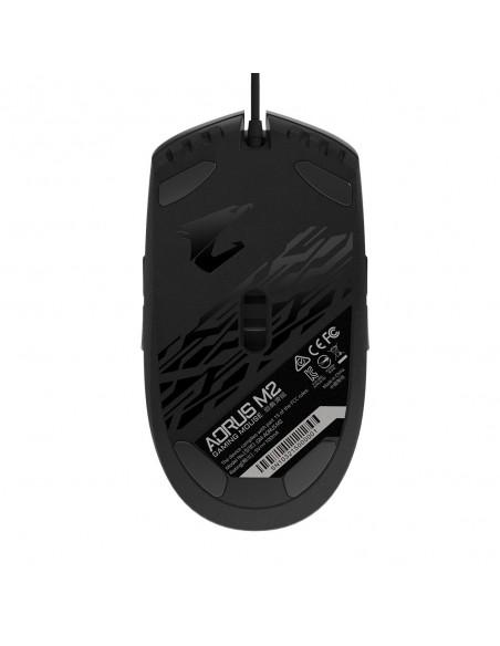 Gigabyte AORUS M2 ratón Ambidextro USB tipo A Óptico 6200 DPI
