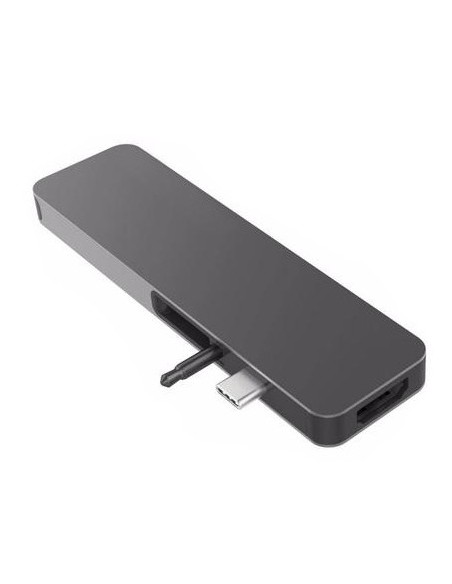 HYPER GN21D-GRAY base para portátil y replicador de puertos Gris