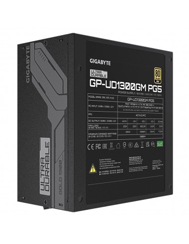 Gigabyte UD1300GM PG5 unidad de fuente de alimentación 1300 W 20+4 pin ATX ATX Negro