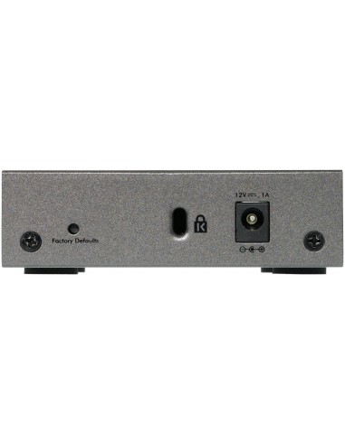 NETGEAR GS105E-200PES switch Gestionado L2 L3 Gigabit Ethernet (10 100 1000) Gris
