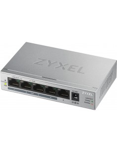 Zyxel GS1005HP No administrado Gigabit Ethernet (10 100 1000) Energía sobre Ethernet (PoE) Plata