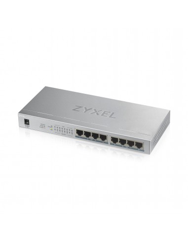 Zyxel GS1008HP No administrado Gigabit Ethernet (10 100 1000) Energía sobre Ethernet (PoE) Gris