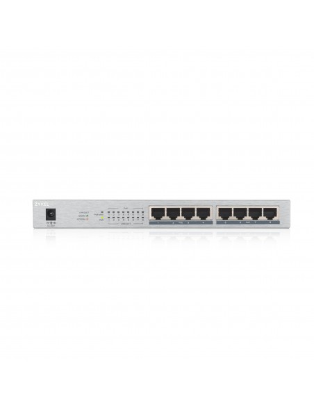 Zyxel GS1008HP No administrado Gigabit Ethernet (10 100 1000) Energía sobre Ethernet (PoE) Gris