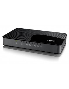 Zyxel GS-108S v2 No administrado Gigabit Ethernet (10 100 1000) Negro