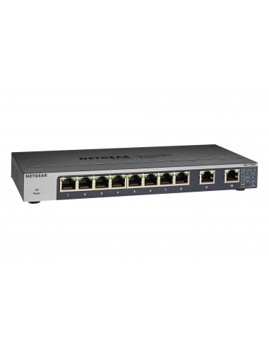 NETGEAR GS110MX No administrado 10G Ethernet (100 1000 10000) Negro