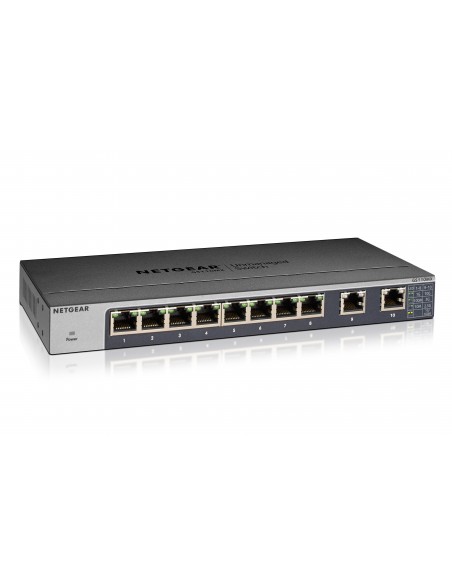 NETGEAR GS110MX No administrado 10G Ethernet (100 1000 10000) Negro