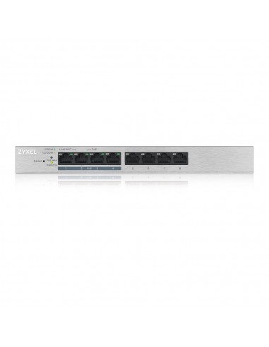 Zyxel GS1200-8HP v2 Gestionado Gigabit Ethernet (10 100 1000) Energía sobre Ethernet (PoE) Gris