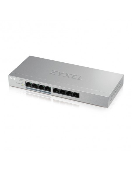 Zyxel GS1200-8HP v2 Gestionado Gigabit Ethernet (10 100 1000) Energía sobre Ethernet (PoE) Gris
