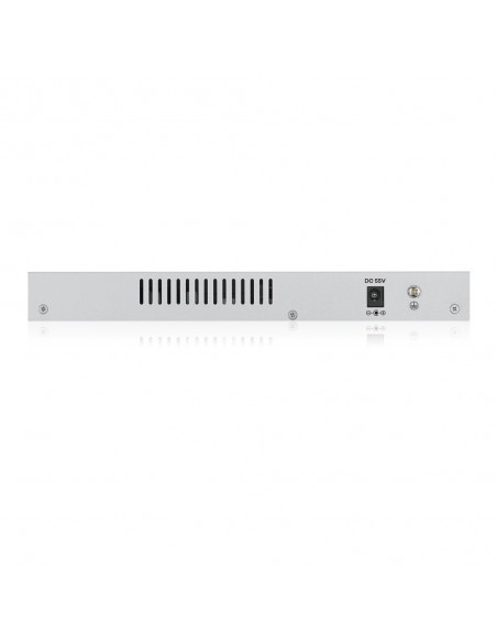 Zyxel GS1200-8HP v2 Gestionado Gigabit Ethernet (10 100 1000) Energía sobre Ethernet (PoE) Gris