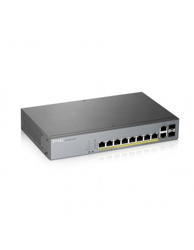 Zyxel GS1350-12HP-EU0101F switch Gestionado L2 Gigabit Ethernet (10 100 1000) Energía sobre Ethernet (PoE) Gris