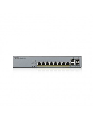 Zyxel GS1350-12HP-EU0101F switch Gestionado L2 Gigabit Ethernet (10 100 1000) Energía sobre Ethernet (PoE) Gris