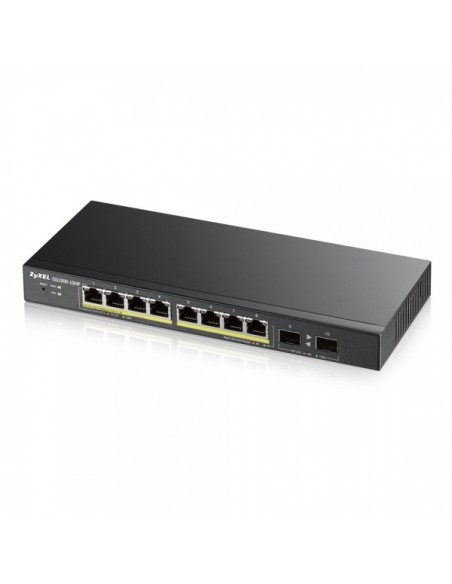 Zyxel GS1900-8HP v3 PoE Gestionado L2 Gigabit Ethernet (10 100 1000) Energía sobre Ethernet (PoE) Negro