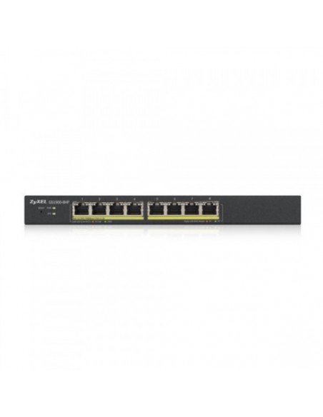 Zyxel GS1900-8HP v3 PoE Gestionado L2 Gigabit Ethernet (10 100 1000) Energía sobre Ethernet (PoE) Negro