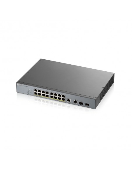 Zyxel GS1350-18HP-EU0101F switch Gestionado L2 Gigabit Ethernet (10 100 1000) Energía sobre Ethernet (PoE) Gris