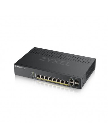 Zyxel GS1920-8HPV2 Gestionado Gigabit Ethernet (10 100 1000) Energía sobre Ethernet (PoE) Negro