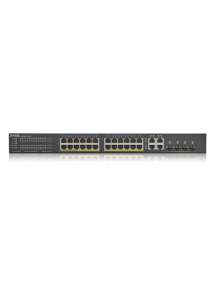 Zyxel GS1920-24HPV2 Gestionado Gigabit Ethernet (10 100 1000) Energía sobre Ethernet (PoE) Negro