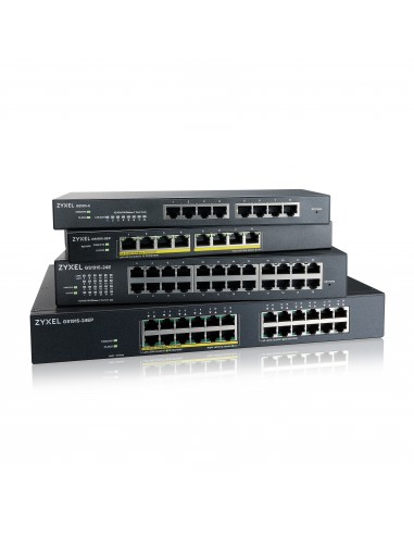 Zyxel GS1915-24EP Gestionado L2 Gigabit Ethernet (10 100 1000) Energía sobre Ethernet (PoE) 1U Negro