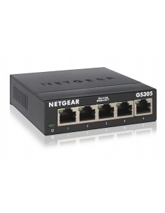 NETGEAR GS305 No administrado L2 Gigabit Ethernet (10 100 1000) Negro