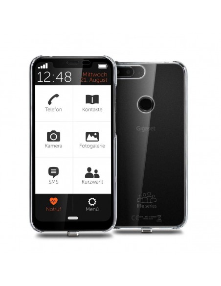 Gigaset GS195LS smartphones 15,7 cm (6.18") SIM doble Android 9.0 4G USB Tipo C 3 GB 32 GB 4000 mAh Negro