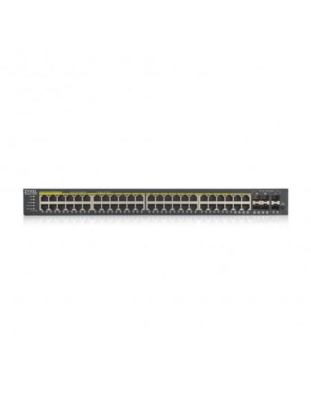 Zyxel GS1920-48HPV2 Gestionado Gigabit Ethernet (10 100 1000) Energía sobre Ethernet (PoE) Negro