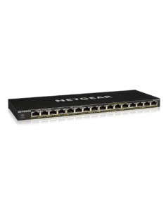 NETGEAR GS316P No administrado Gigabit Ethernet (10 100 1000) Energía sobre Ethernet (PoE) Negro