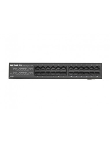 NETGEAR GS324 No administrado Gigabit Ethernet (10 100 1000) Negro