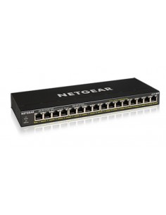 NETGEAR GS316PP No administrado Gigabit Ethernet (10 100 1000) Energía sobre Ethernet (PoE) Negro