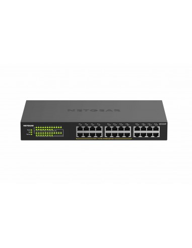 NETGEAR GS324P No administrado Gigabit Ethernet (10 100 1000) Energía sobre Ethernet (PoE) 1U Negro