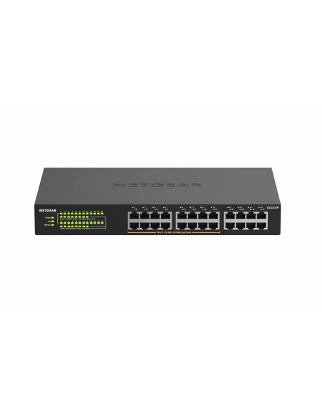 NETGEAR GS324P No administrado Gigabit Ethernet (10 100 1000) Energía sobre Ethernet (PoE) 1U Negro