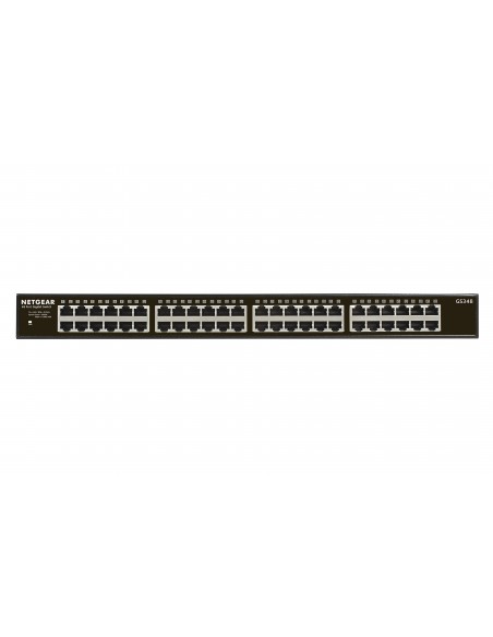 NETGEAR GS348 No administrado Gigabit Ethernet (10 100 1000) 1U Negro
