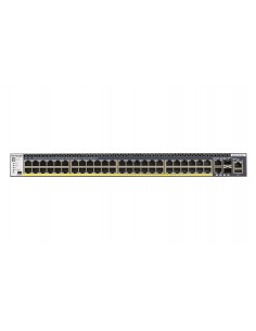 NETGEAR M4300-52G-PoE+ 550W PSU Gestionado L2 L3 L4 Gigabit Ethernet (10 100 1000) Energía sobre Ethernet (PoE) 1U Negro