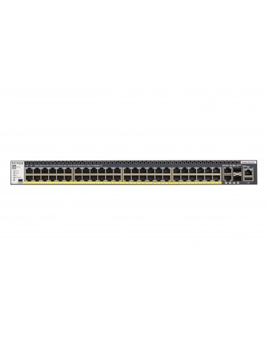 NETGEAR M4300-52G-PoE+ 550W PSU Gestionado L2 L3 L4 Gigabit Ethernet (10 100 1000) Energía sobre Ethernet (PoE) 1U Negro
