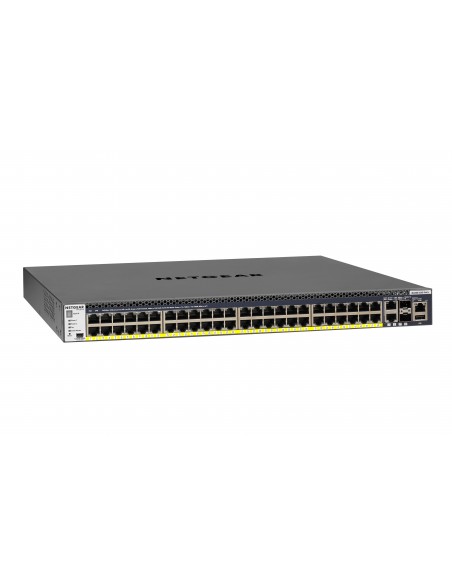 NETGEAR M4300-52G-PoE+ 550W PSU Gestionado L2 L3 L4 Gigabit Ethernet (10 100 1000) Energía sobre Ethernet (PoE) 1U Negro