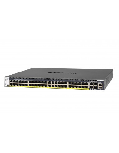 NETGEAR M4300-52G-PoE+ 550W PSU Gestionado L2 L3 L4 Gigabit Ethernet (10 100 1000) Energía sobre Ethernet (PoE) 1U Negro
