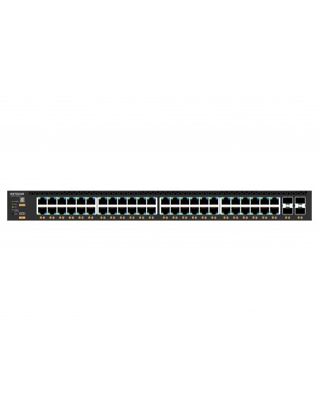 NETGEAR M4350-48G4XF Gestionado L3 Gigabit Ethernet (10 100 1000) Energía sobre Ethernet (PoE) 1U Negro