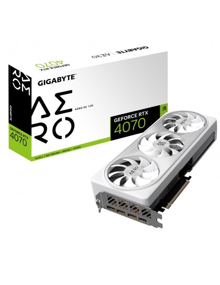Gigabyte GV-N4070AERO OC-12GD tarjeta gráfica NVIDIA GeForce RTX 4070 12 GB GDDR6X
