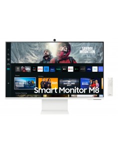 Samsung Smart Monitor M8 S32CM801UU pantalla para PC 81,3 cm (32") 3840 x 2160 Pixeles 4K Ultra HD LED Blanco