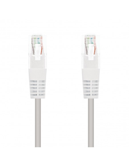 Nanocable CABLE RED LATIGUILLO RJ45 CAT.6 UTP AWG24, BLANCO, 2.0 M