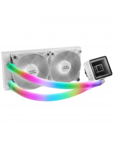 Mars Gaming MCA-WT Fundas ARGB para Tubos de Refrigeración Líquida 30 LEDs Ultra Brillantes Personalizables ARGB Silicona Eco