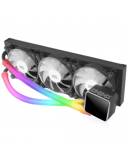 Mars Gaming MCA-WT Fundas ARGB para Tubos de Refrigeración Líquida 30 LEDs Ultra Brillantes Personalizables ARGB Silicona Eco