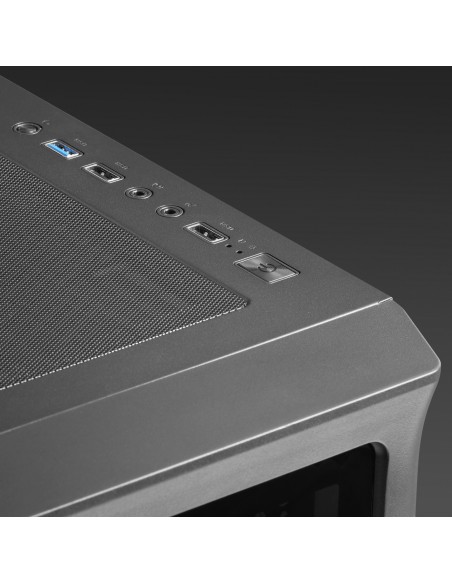 Mars Gaming MC-NEO Negro Torre Gaming XXL E-ATX Ventana Lateral y Frontal Cristal Templado 4x Ventiladores ARGB 120mm +