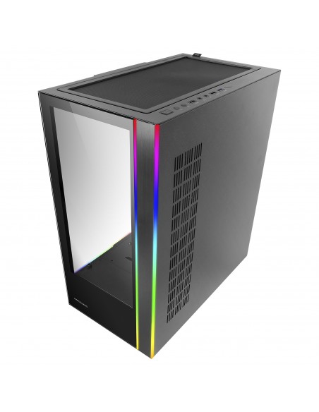 Mars Gaming MC-ULTRA Negro Torre Gaming Custom XXL E-ATX Doble Tira LED ARGB Doble Ventana Cristal Templado Estructura Cámara