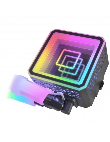 Mars Gaming ML-ULTRA360 Negro Refrigeración Líquida CPU TDP 650W Espejo Infinito 3 Ventiladores Silenciosos FDB ARGB Tubos ARGB