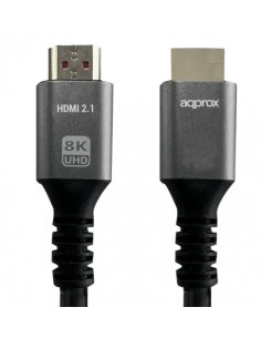 Approx APPC62 cable HDMI 1 m HDMI tipo A (Estándar) Negro, Gris