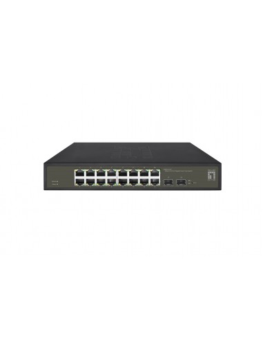 LevelOne GES-2118 switch Gestionado L2 Gigabit Ethernet (10 100 1000) Negro