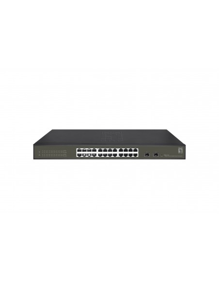 LevelOne GES-2126 switch Gestionado L2 Gigabit Ethernet (10 100 1000) Negro