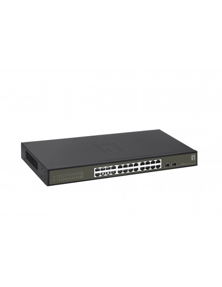 LevelOne GES-2126 switch Gestionado L2 Gigabit Ethernet (10 100 1000) Negro